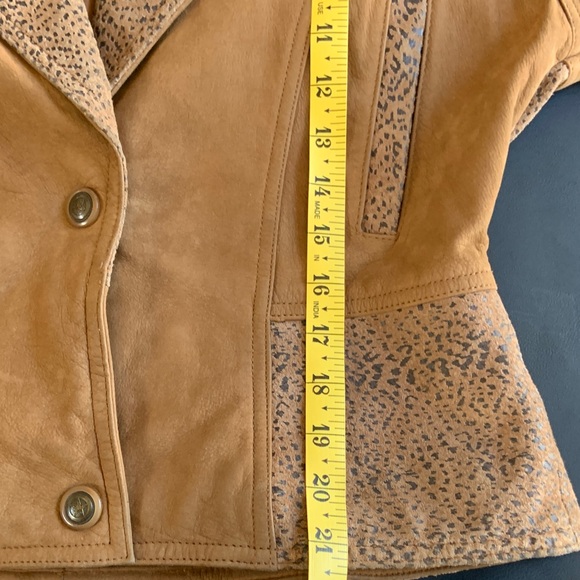 Authentic Adler Tan Suede Look Jacket Size M Since 1955 - Picture 12 of 12